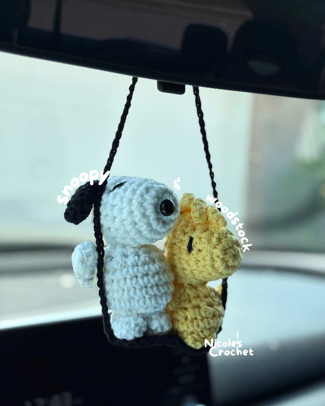 Snoop & Woodstock Car Hanger